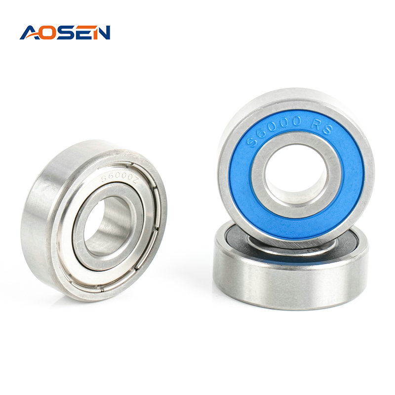 Радиальные шарикоподшипники из нержавеющей стали SS 6000 ZZ/2RS